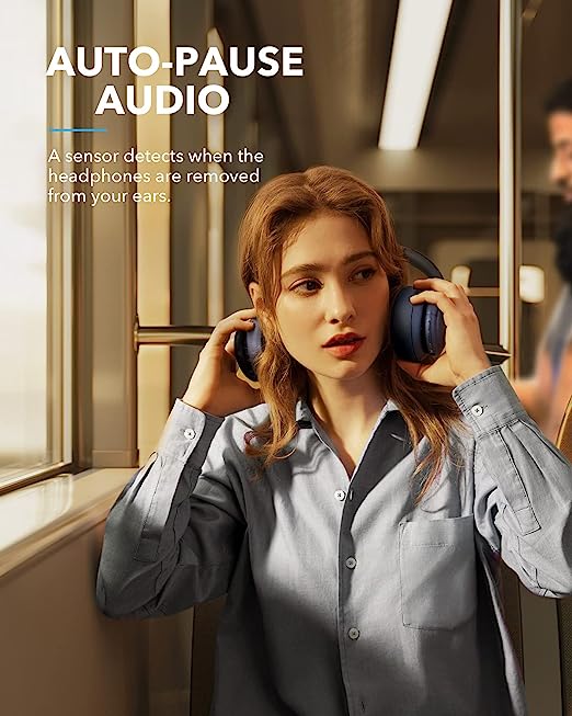 Soundcore By Anker Life Q35 Bluetooth Wireless On Ear Headphones With Mic (Blue) Soundcore By Anker Life Q35 Bluetooth Wireless On Ear Headphones With Mic (Blue)